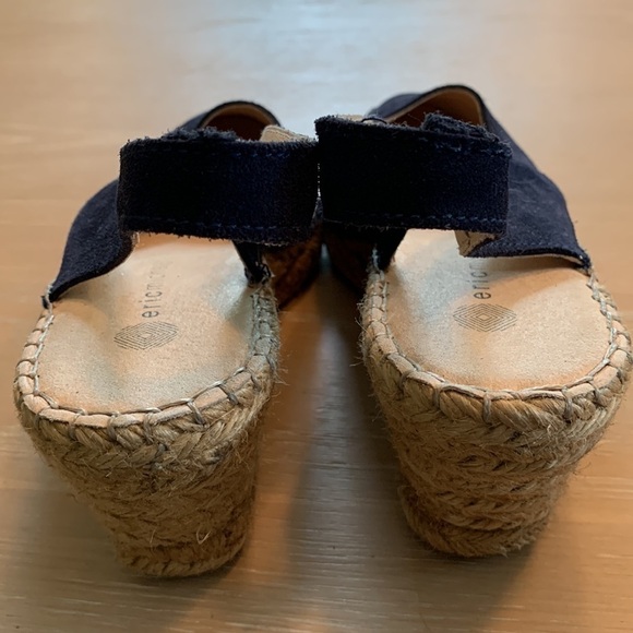 Eric Michael Rope Wedges good condition, soft suede feel, size 39 = US Sz 7 - Picture 5 of 7